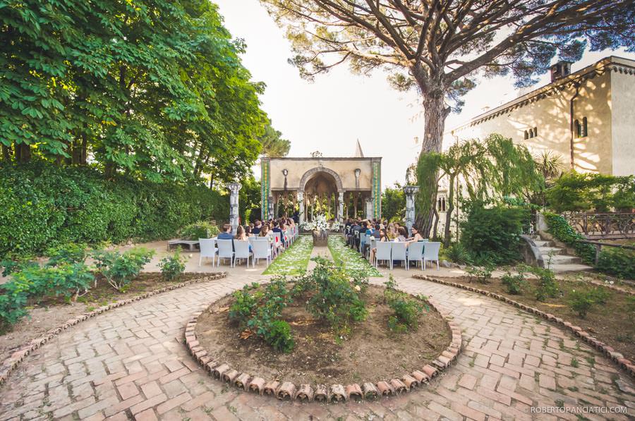 wedding in amalfi ravello villa cimbrone roberto panciatici photographer