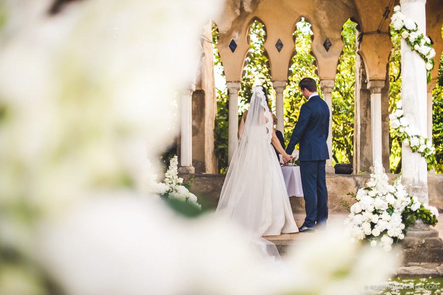 wedding in amalfi ravello villa cimbrone roberto panciatici photographer