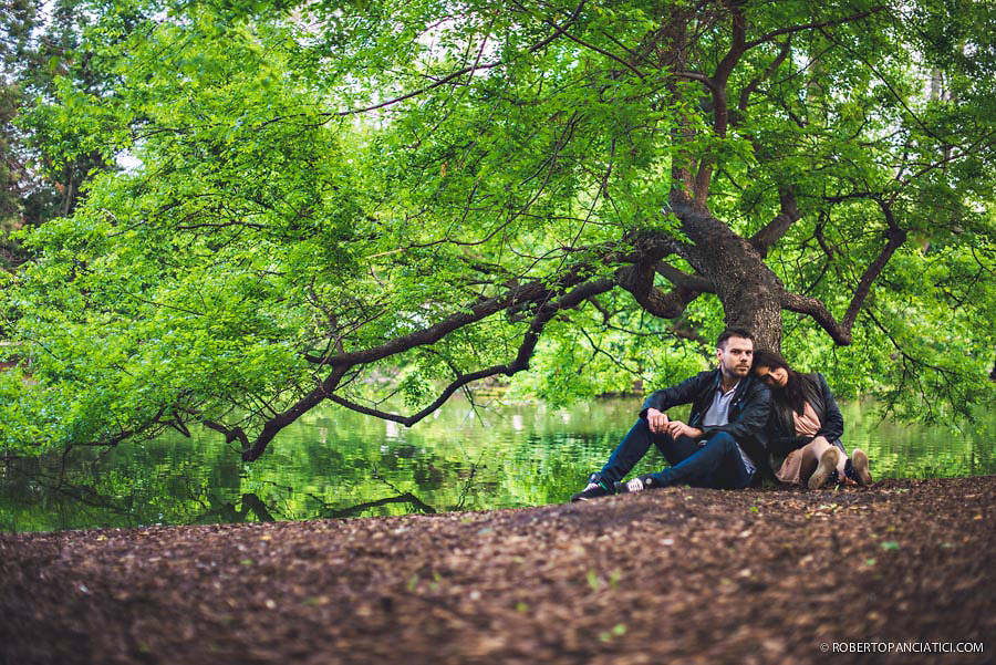 engagement in vienna creative portrait