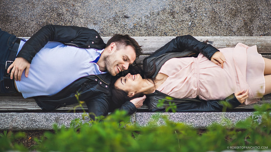 Engagement in Vienna Creative portrait