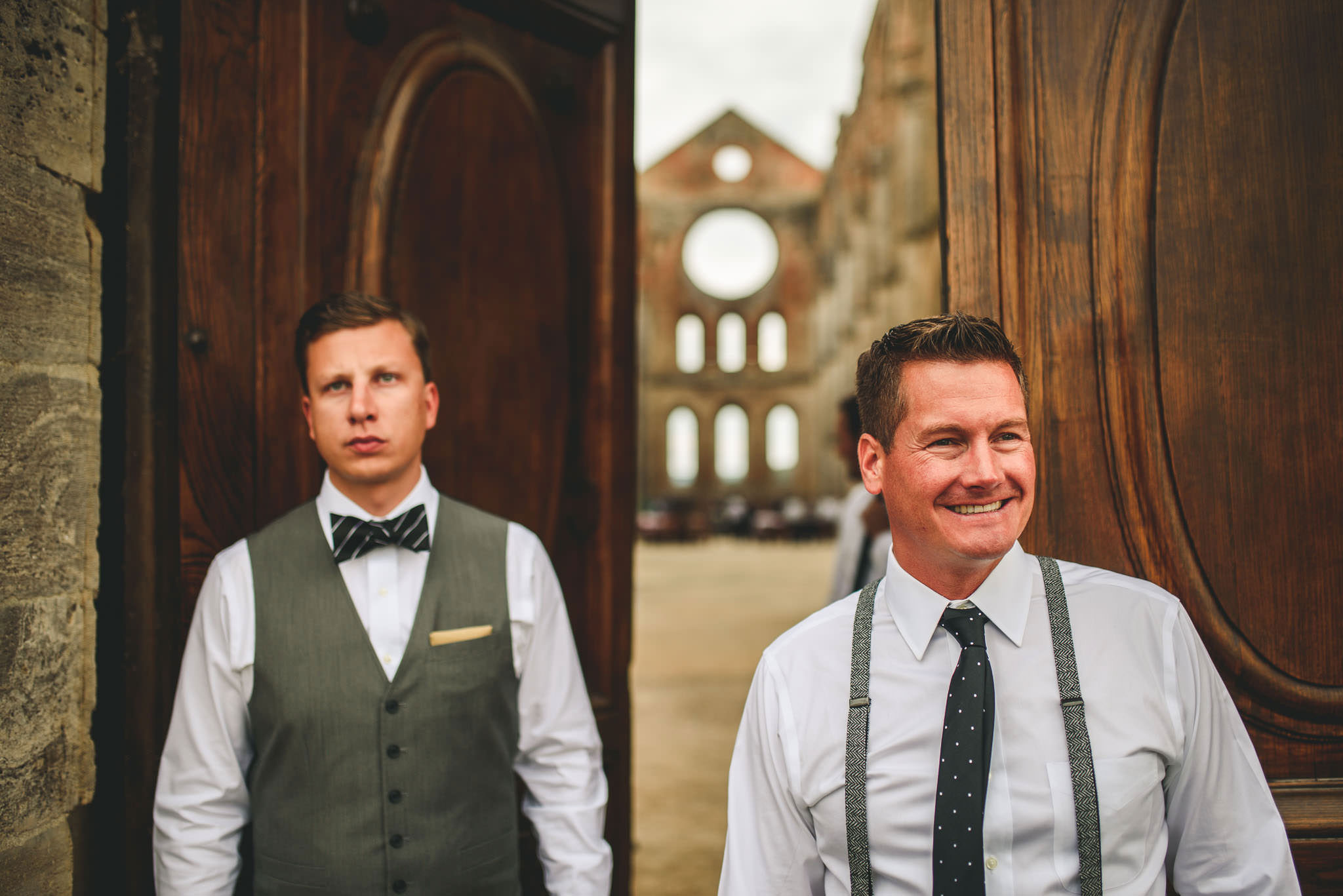 wedding in saint galgano abbey