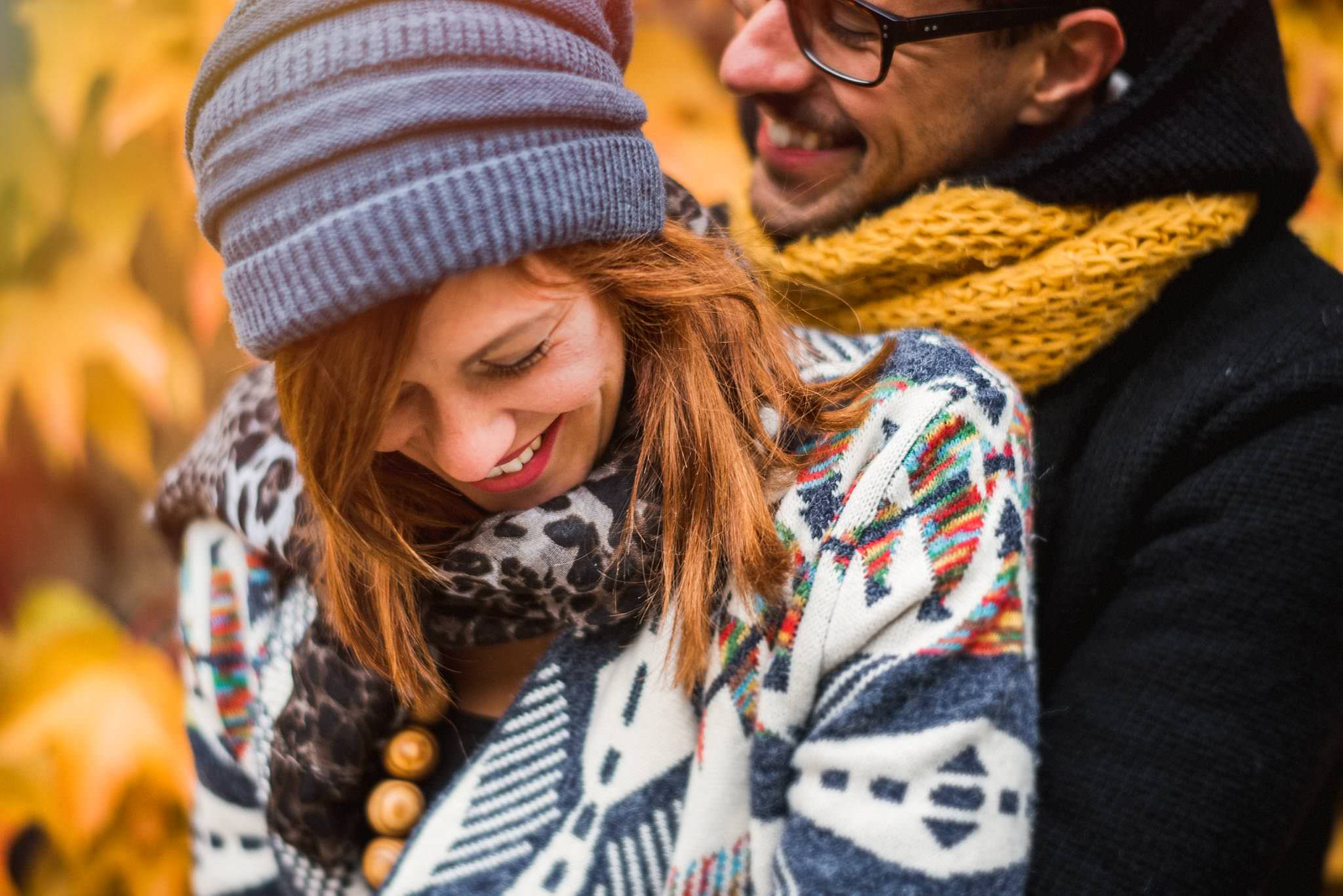 Engagement photography in Berlin creative portrait