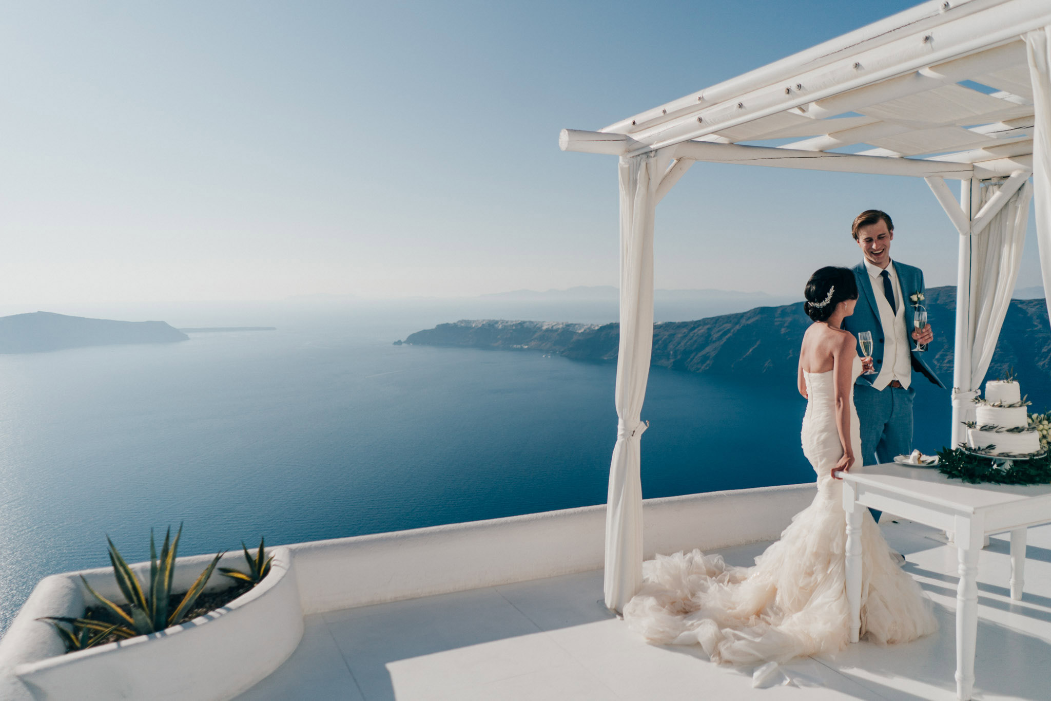 Santorini wedding photography by roberto panciatici photographer