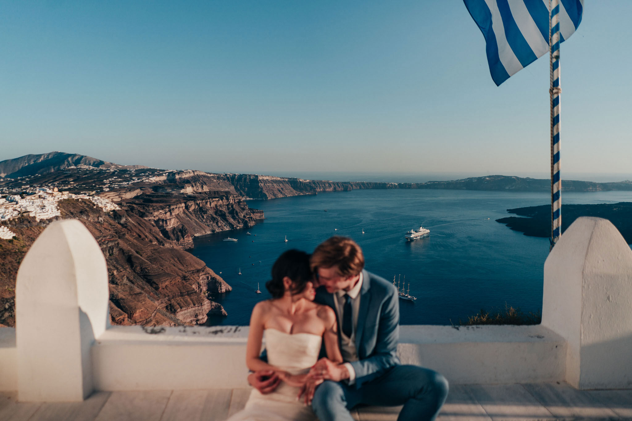 Santorini wedding photography by roberto panciatici photographer