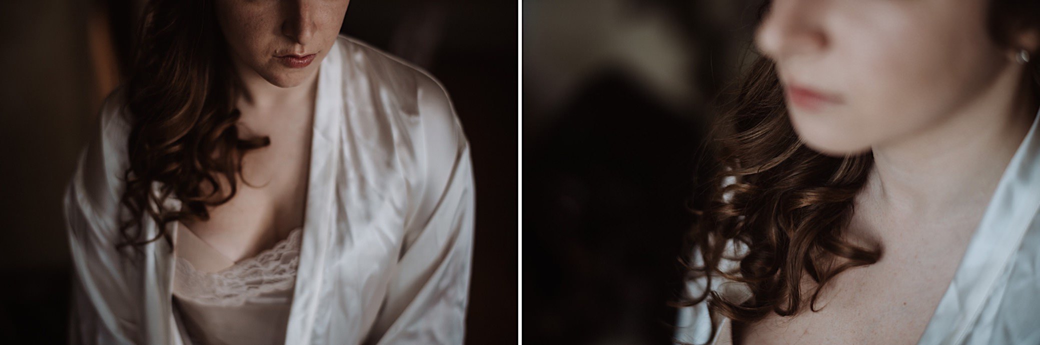 intimate bride getting ready at convento dell annunciata wedding photography